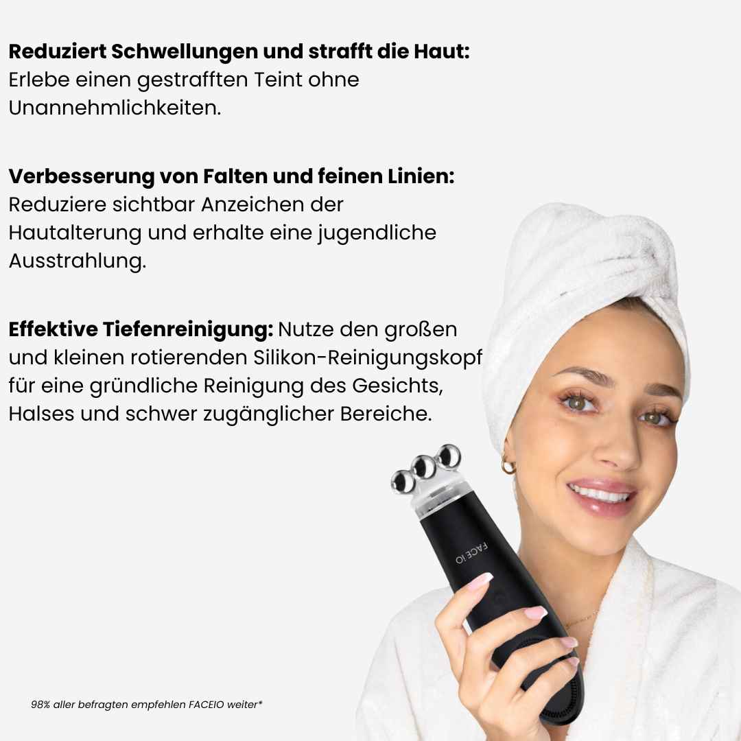 Face io - Glätten, Straffen, Reinigen: für strahlende Haut